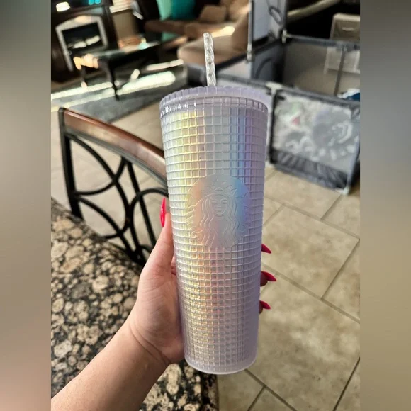 Starbucks and Stanley’s. One simply modern and one ello.